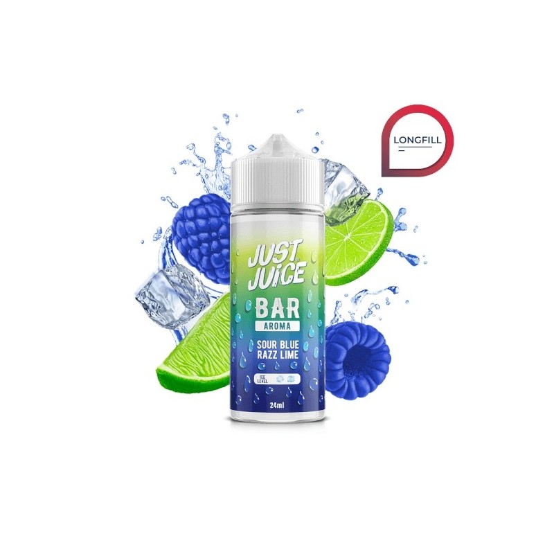Longfill Just Juice Bar - Sour Blue Razz Lime 24/120ml | BigVapoteur
