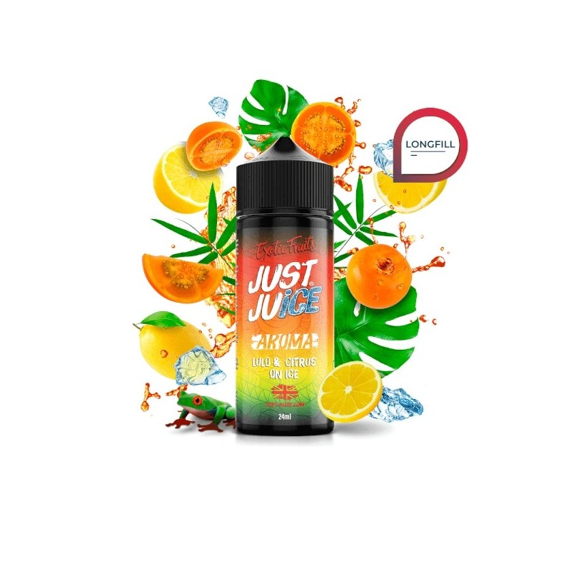 Longfill Just Juice Exotic Fruits - Lulo Citrus On Ice 24/120ml | BigVapoteur