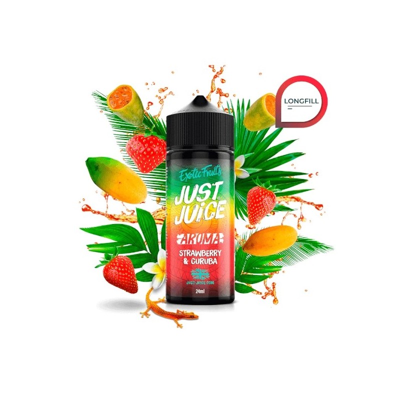 Longfill Just Juice Exotic Fruits - Strawberry Curuba 24/120ml | BigVapoteur