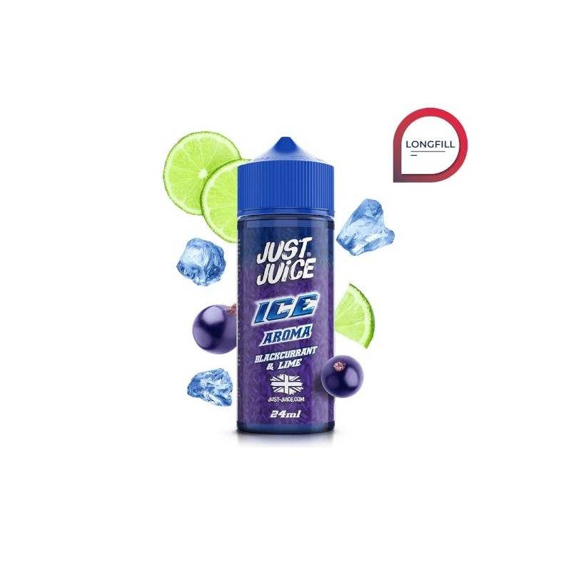 Longfill Just Juice Ice - Cassis Citron Vert 24/120ml | BigVapoteur