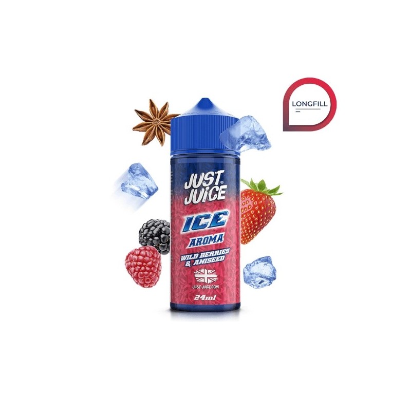 Longfill Just Juice Ice - Wild Berries & Aniseed 24/120ml | BigVapoteur