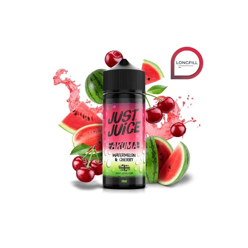 Longfill Just Juice Iconic - Pastèque & Cerise 24/120ml | Bigvapoteur