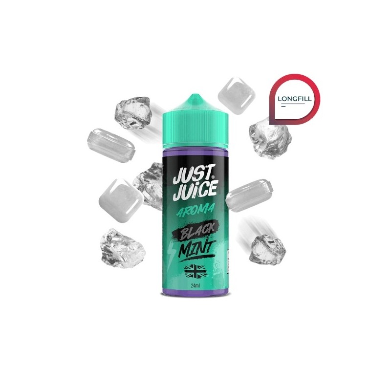 Longfill Just Juice Gamme Menthe - Black 24/120ml | Bigvapoteur
