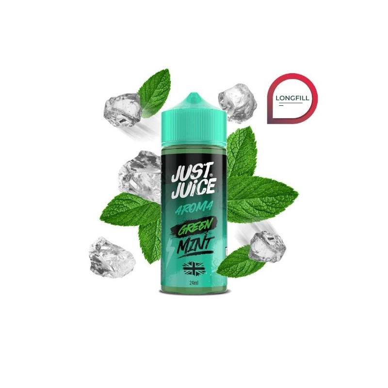 Longfill Just Juice Mint Range - Green 24/120ml | Bigvapoteur
