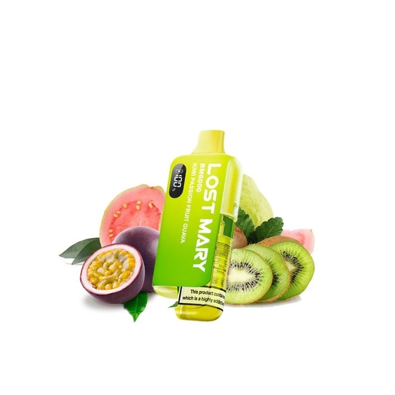 Lost Mary by Elfbar BM6000 Puff 20mg - Kiwi Fruit de la Passion Goyave | Bigvapoteur