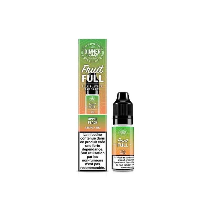 Liquid Dinner Lady Fruit Full Salt 10ml 20mg - Pomme Pêche | Bigvapoteur