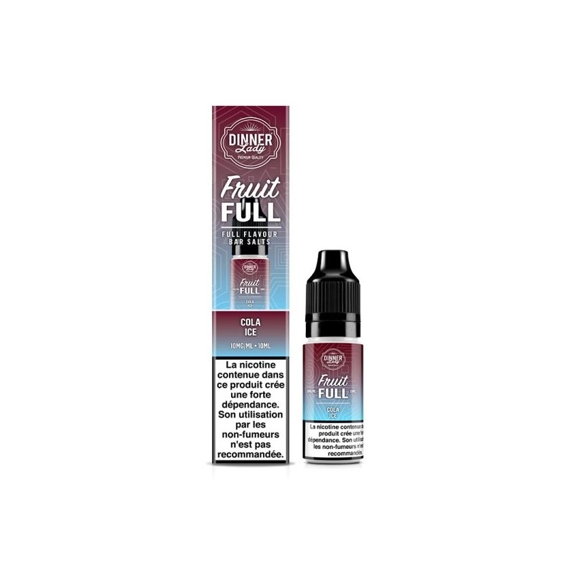 Liquid Dinner Lady Fruit Full Salt 10ml 20mg - Cola Glacé | Bigvapoteur