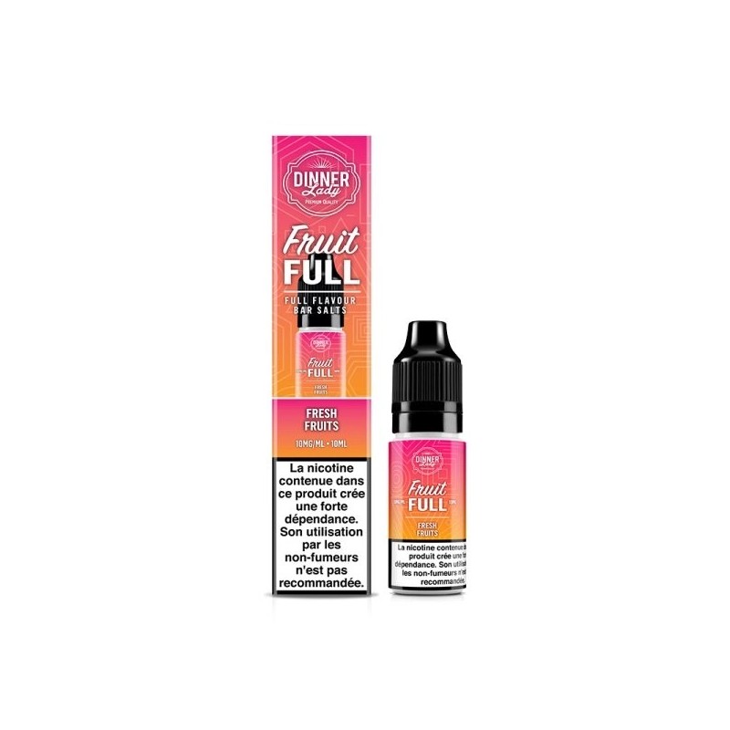 Liquid Dinner Lady Fruit Full Salt 10ml 20mg - Fresh Fruits | Bigvapoteur