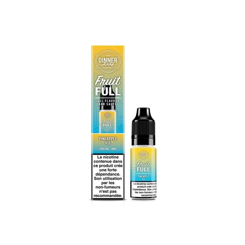 Liquid Dinner Lady Fruit Full Salt 10ml 20mg - Ananas Glacé | Bigvapoteur