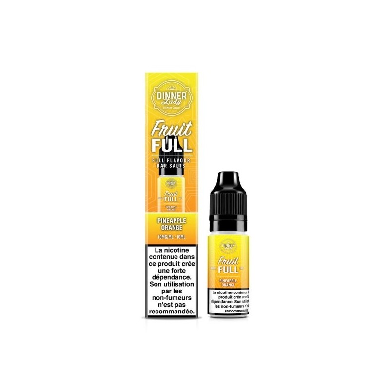 Liquid Dinner Lady Fruit Full Salt 10ml 20mg - Pineapple Orange | Bigvapoteur