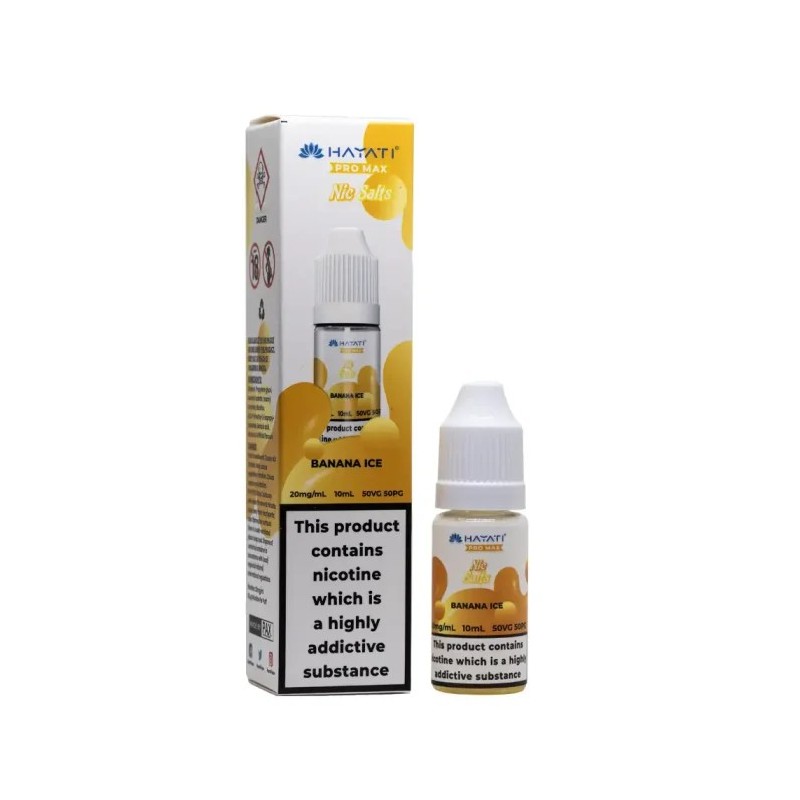 Liquid Hayati Pro Max Nic Salts 10ml - Bananowy Chłód 20mg | Bigvapoteur