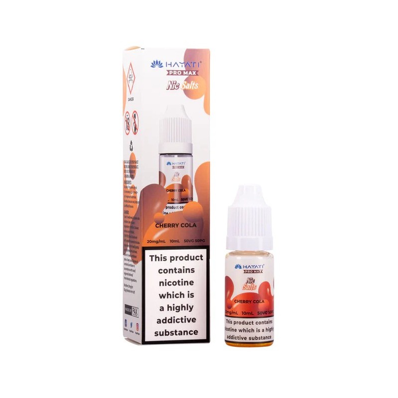 Liquid Hayati Pro Max Nic Salts 10ml - Cherry Cola 20mg | Bigvapoteur