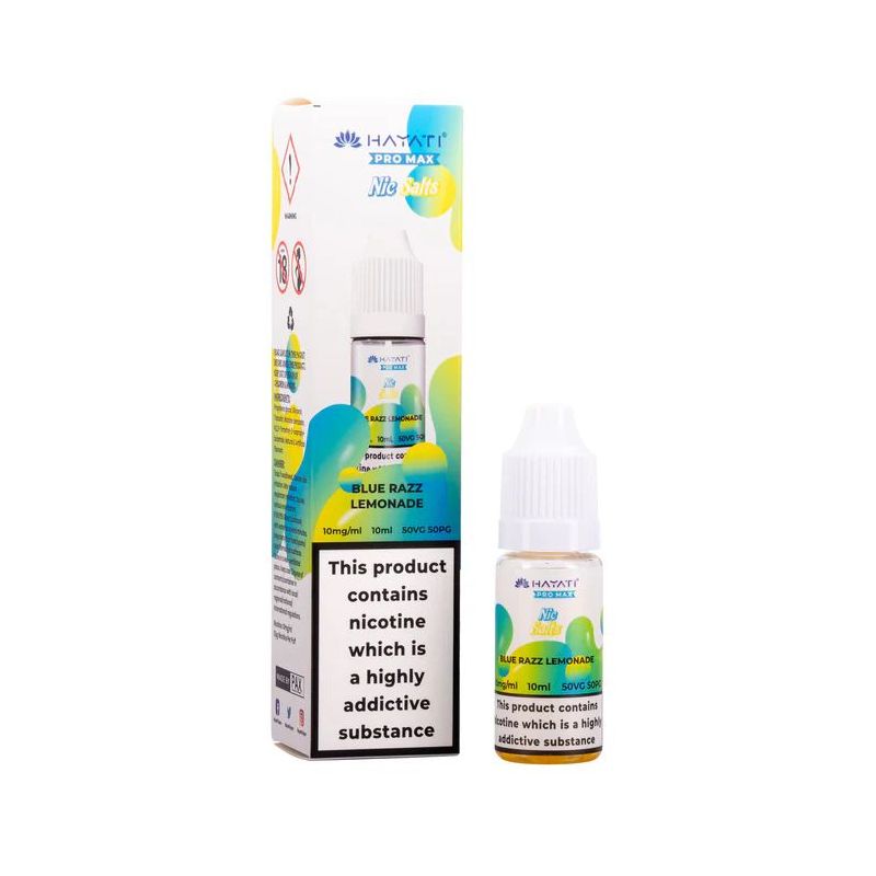 Liquid Hayati Pro Max Sels de Nicotine 10ml - Blue Razz Limonade 20mg | Bigvapoteur