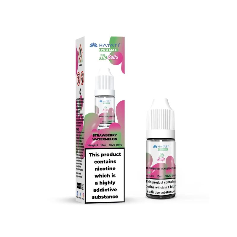 Liquid Hayati Pro Max Sels de Nicotine 10ml - Fraise Pastèque 20mg | Bigvapoteur