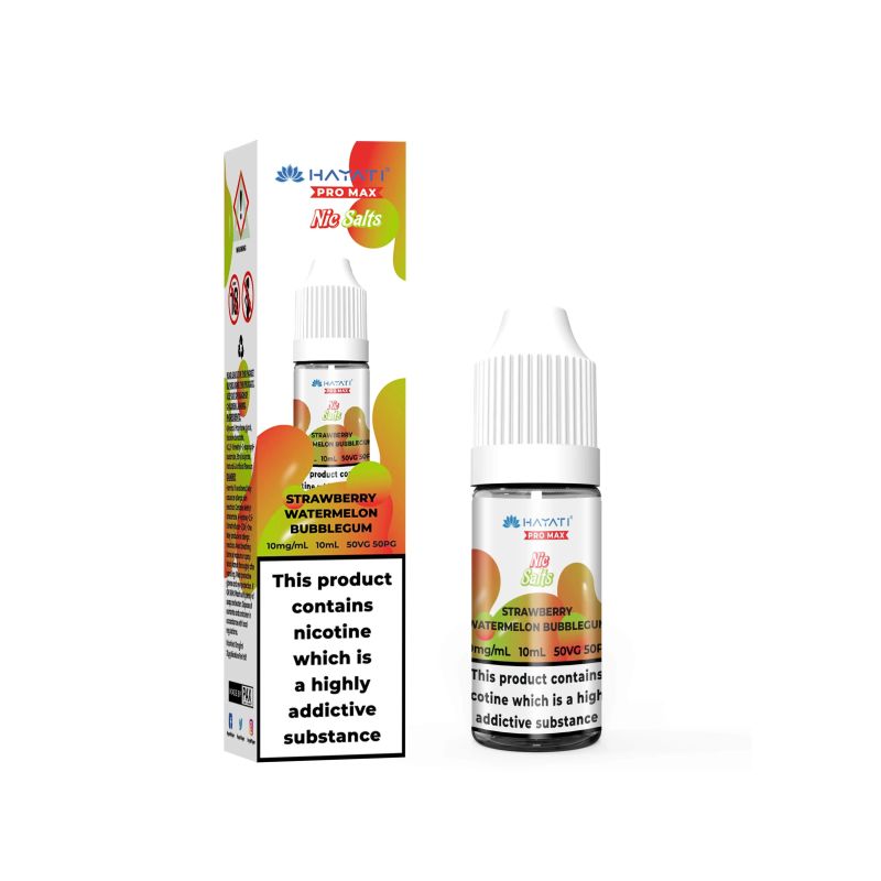 Liquid Hayati Pro Max Nic Salts 10ml - Strawberry Watermelon Bubblegum 20mg | Bigvapoteur