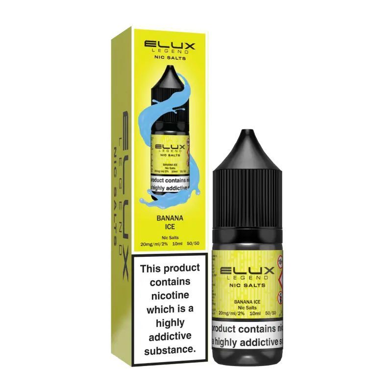 Liquid Elux Legend Nic Salts 10ml - Banan Ice 20mg | Bigvapoteur