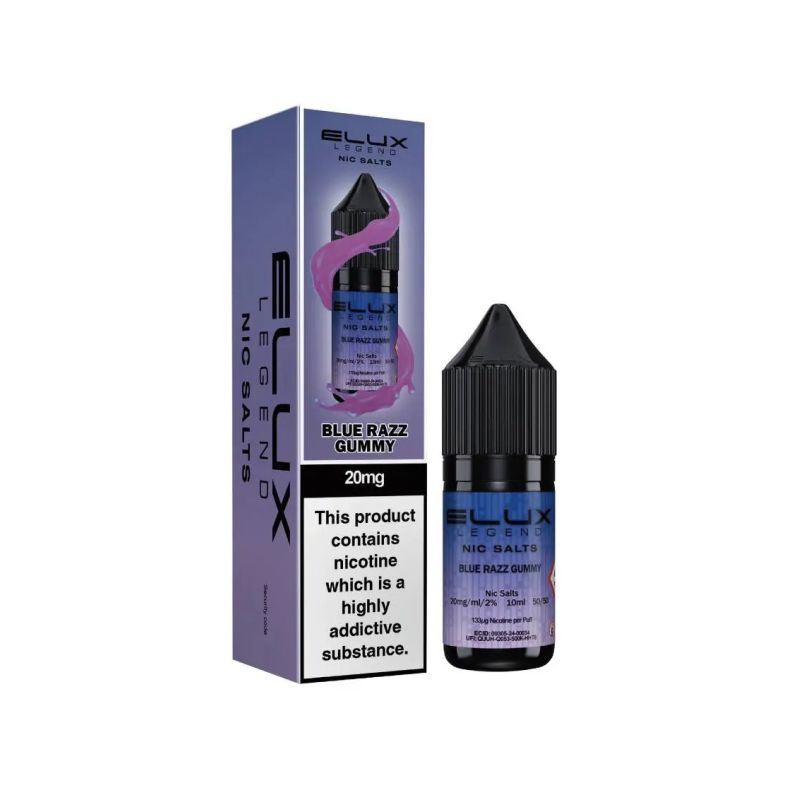 Liquid Elux Legend Nic Salts 10ml - Niebieska Malina Guma 20mg | Bigvapoteur
