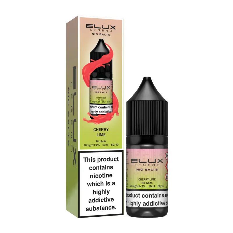 Liquid Elux Legend Nic Salts 10ml - Cherry Lime 20mg | Bigvapoteur