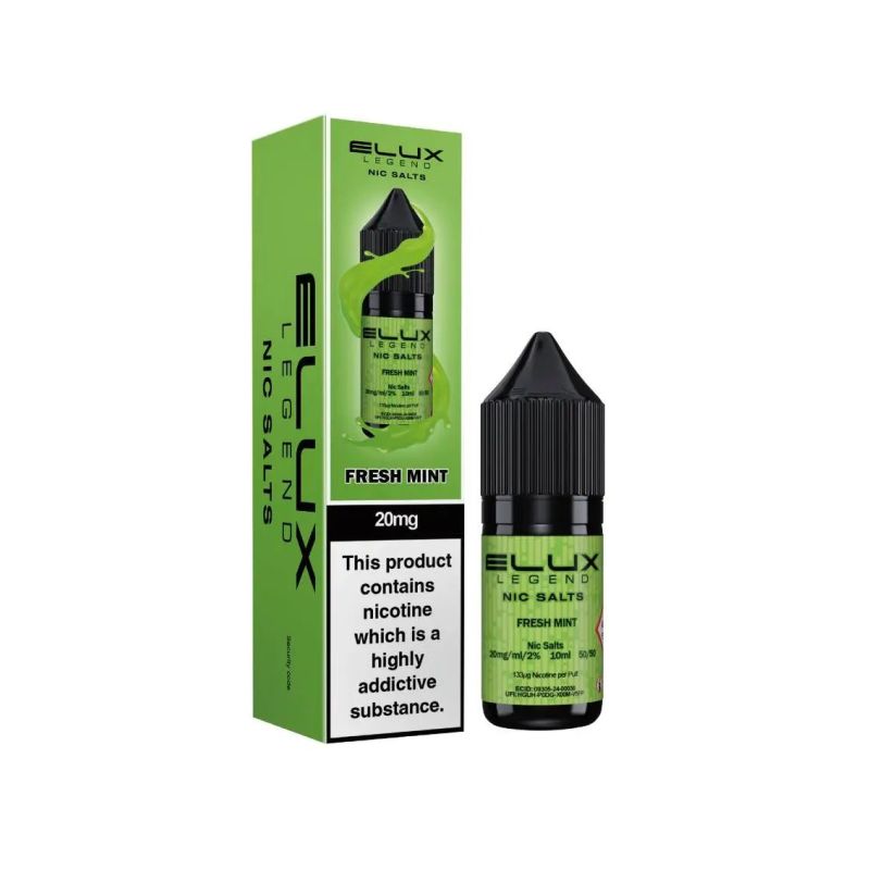 Liquid Elux Legend Nic Salts 10ml - Fresh Mint 20mg | Bigvapoteur