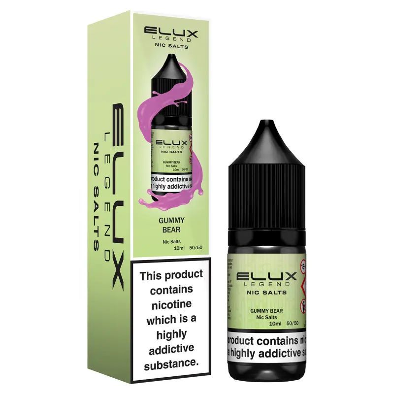 Liquid Elux Legend Nic Salts 10ml - Gummy Bear 20mg | Bigvapoteur