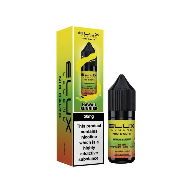 Liquid Elux Legend Sels de Nicotine 10ml - Hawaii Sunrise 20mg | Bigvapoteur