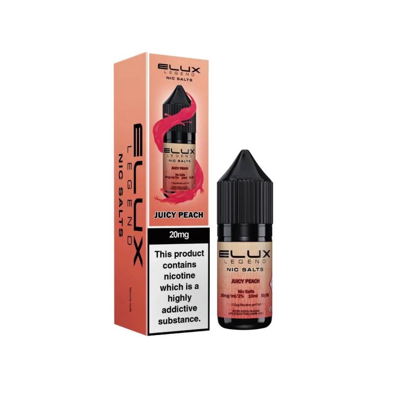 Liquid Elux Legend Nic Salts 10ml - Juicy Peach 20mg | Bigvapoteur