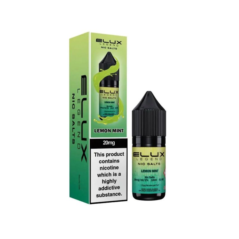 Liquid Elux Legend Nic Salts 10ml - Lemon Mint 20mg | Bigvapoteur