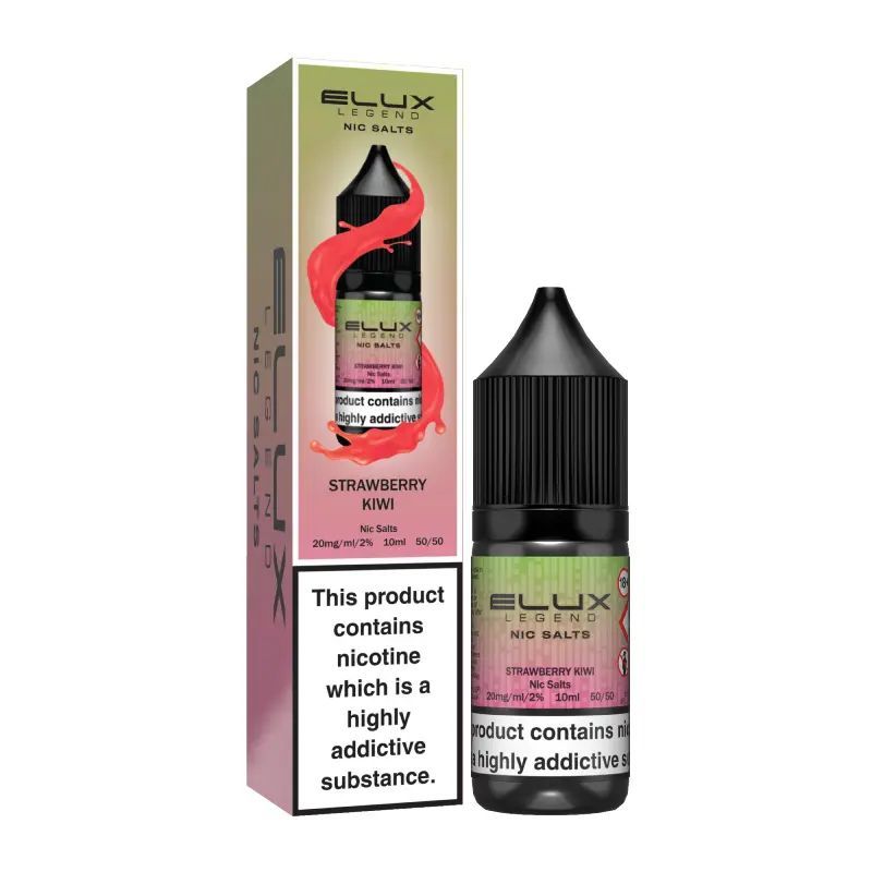 Liquid Elux Legend Sels de Nicotine 10ml - Fraise Kiwi 20mg | Bigvapoteur