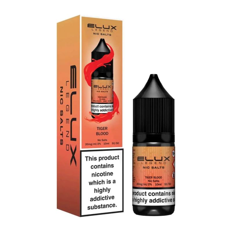 Liquid Elux Legend Nic Salts 10ml - Krew Tygrysa 20mg | Bigvapoteur