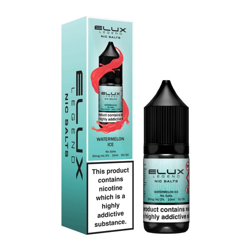 Liquid Elux Legend Sels de Nicotine 10ml - Pastèque Glacée 20mg | Bigvapoteur