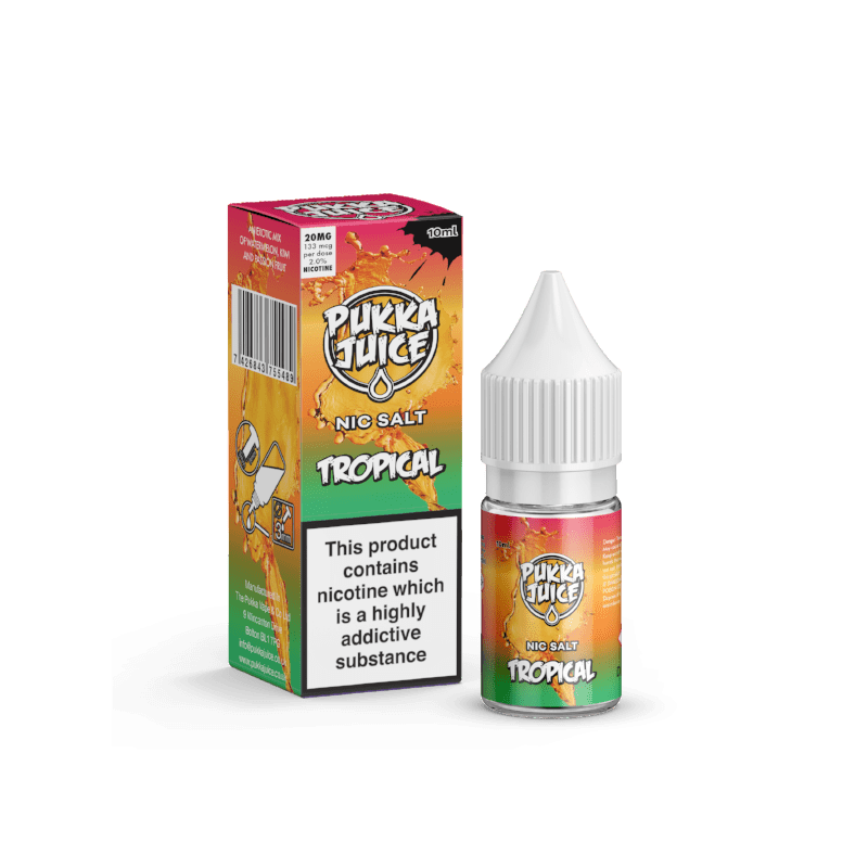Pukka Juice Liquid Nic Salt 10ml - Tropical 20mg | Bigvapoteur