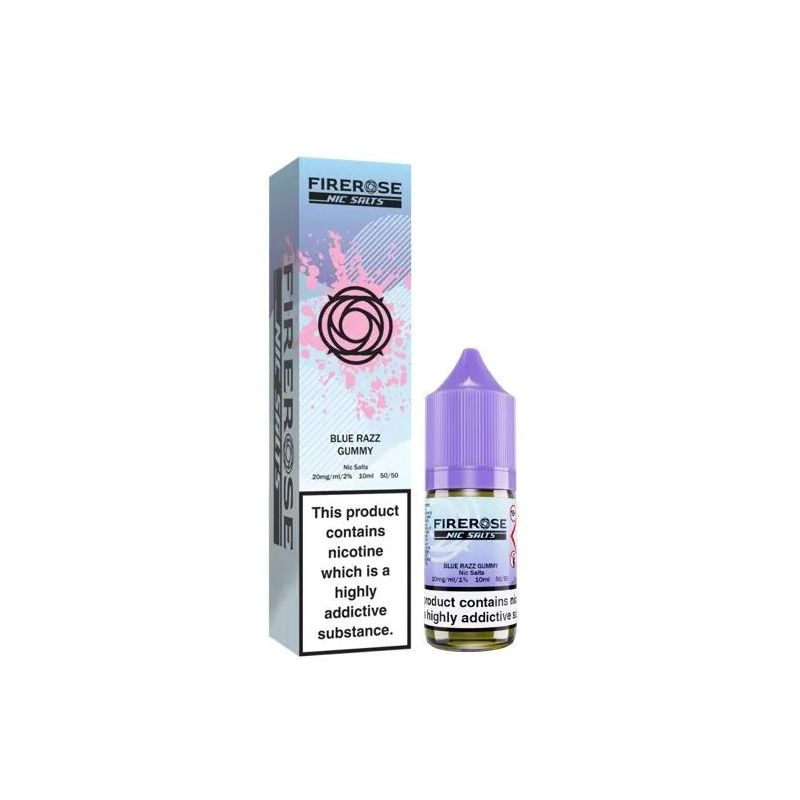 Liquid FireRose 5000 Sels de Nicotine 10ml - Blue Razz Gummy 20mg | Bigvapoteur