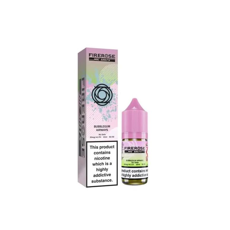 Liquid FireRose 5000 Nic Salts 10ml - Bubblegum Airways 20mg | Bigvapoteur