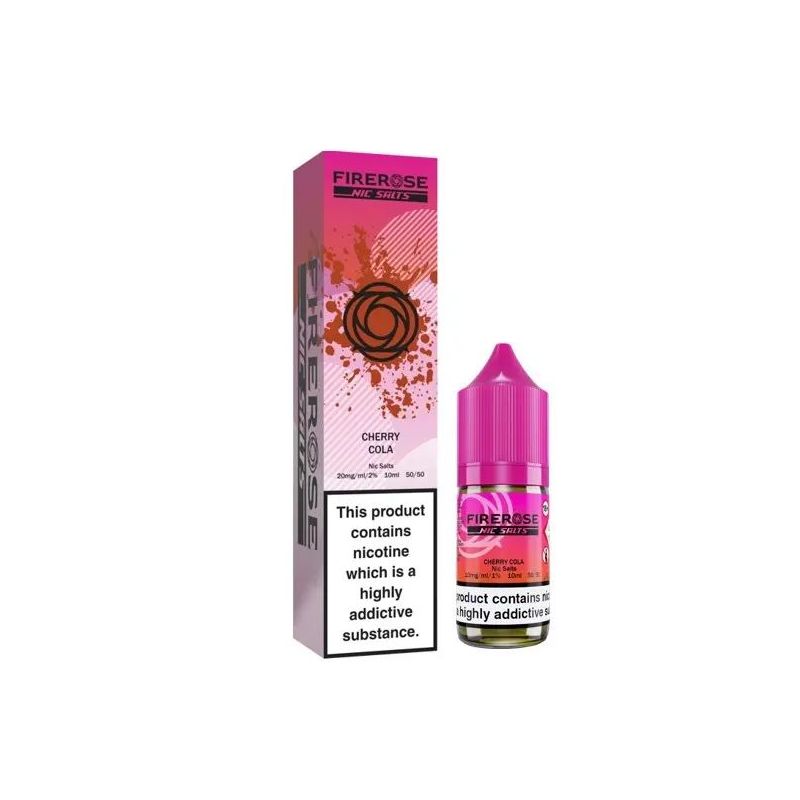 Liquid FireRose 5000 Soli Nikotynowe 10ml - Wiśniowa Cola 20mg | Bigvapoteur
