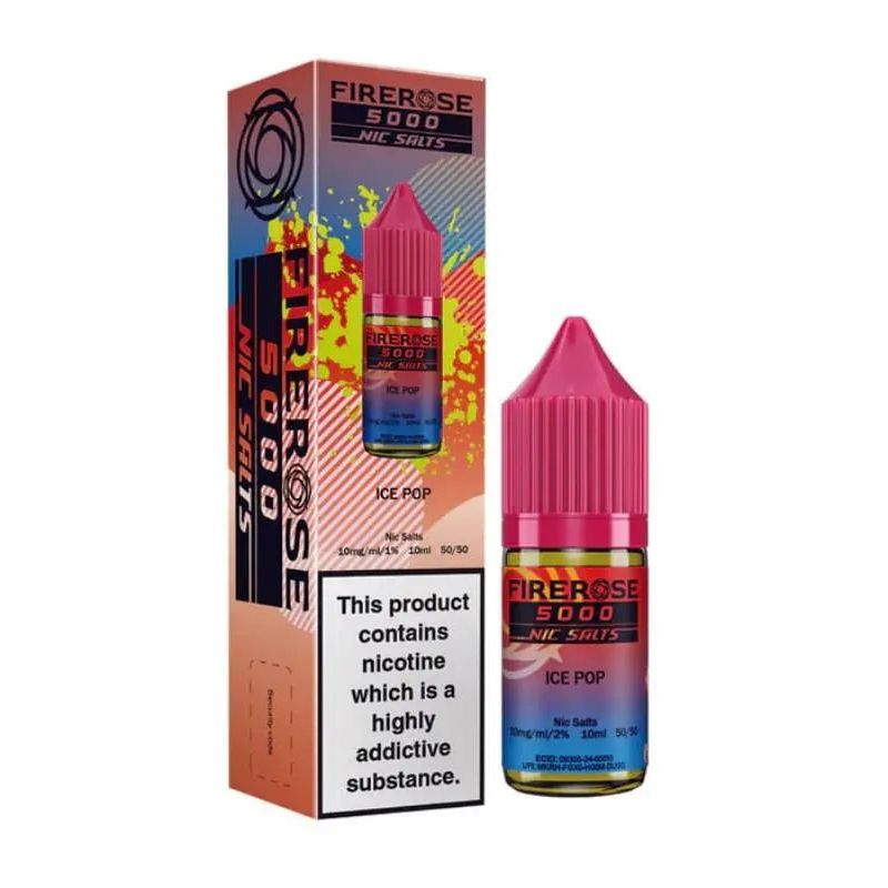 Liquid FireRose 5000 Nic Salts 10ml - Ice Pop 20mg | Bigvapoteur