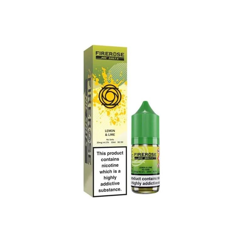 Liquid FireRose 5000 Sels de Nicotine 10ml - Citron & Citron Vert 20mg | Bigvapoteur