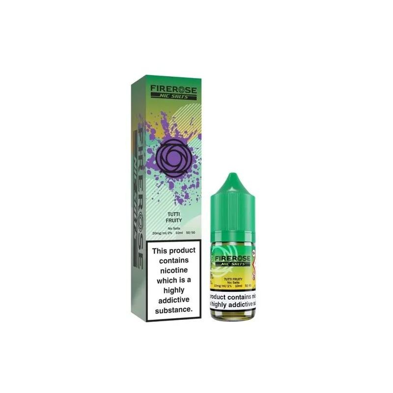 Liquid FireRose 5000 Sels de Nicotine 10ml - Tutti Fruity 20mg | Bigvapoteur