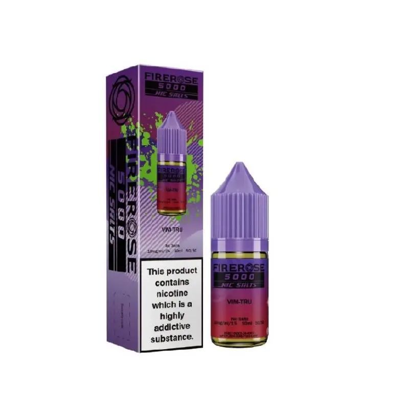 Liquid FireRose 5000 Nic Salts 10ml - Vim Tru 20mg | Bigvapoteur
