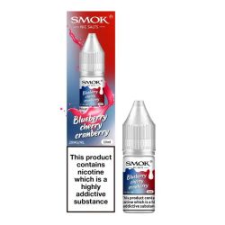 Liquid Smok Sels de Nicotine 10 ml - Myrtille Cerise Canneberge 20mg | Bigvapoteur