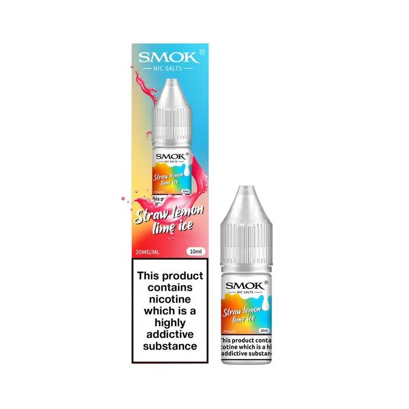 Liquid Smok Nic Salts 10 ml - Strawberry Lemon Lime Ice 20mg | Bigvapoteur