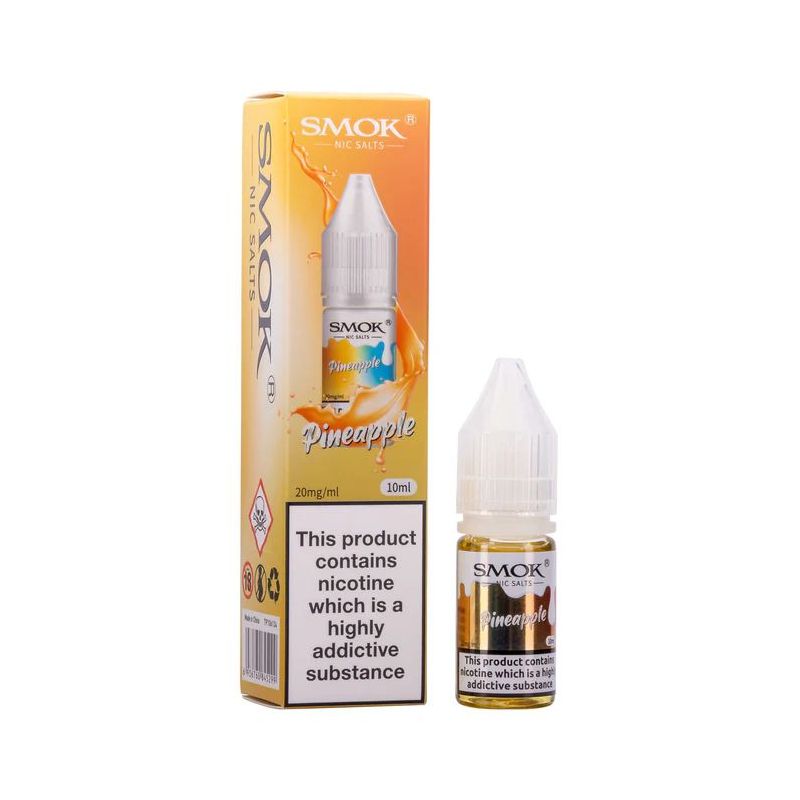 Liquid Smok Nic Salts 10 ml - Pineapple 20mg | BigVapoteur