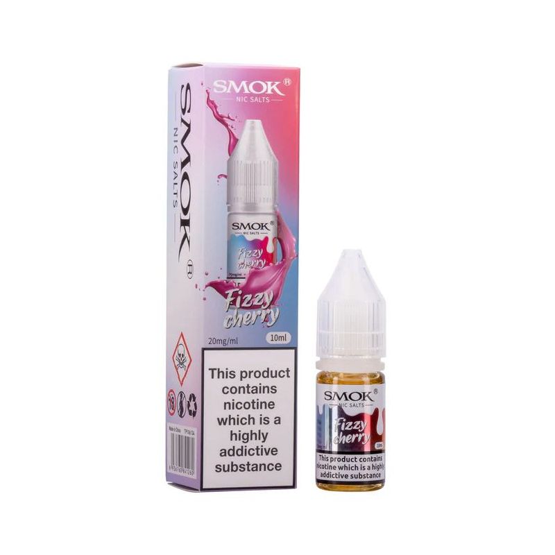 Liquid Smok Nic Salts 10 ml - Cerise Gazeuse 20 mg | Bigvapoteur