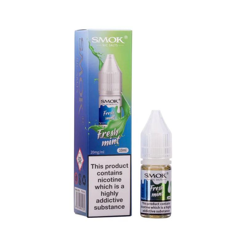 Liquid Smok Nic Salts 10 ml - Świeża Mięta 20 mg | Bigvapoteur