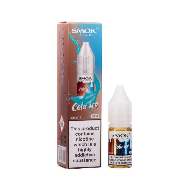 Liquid Smok Sels de Nicotine 10 ml - Cola Glacé 20 mg | Bigvapoteur
