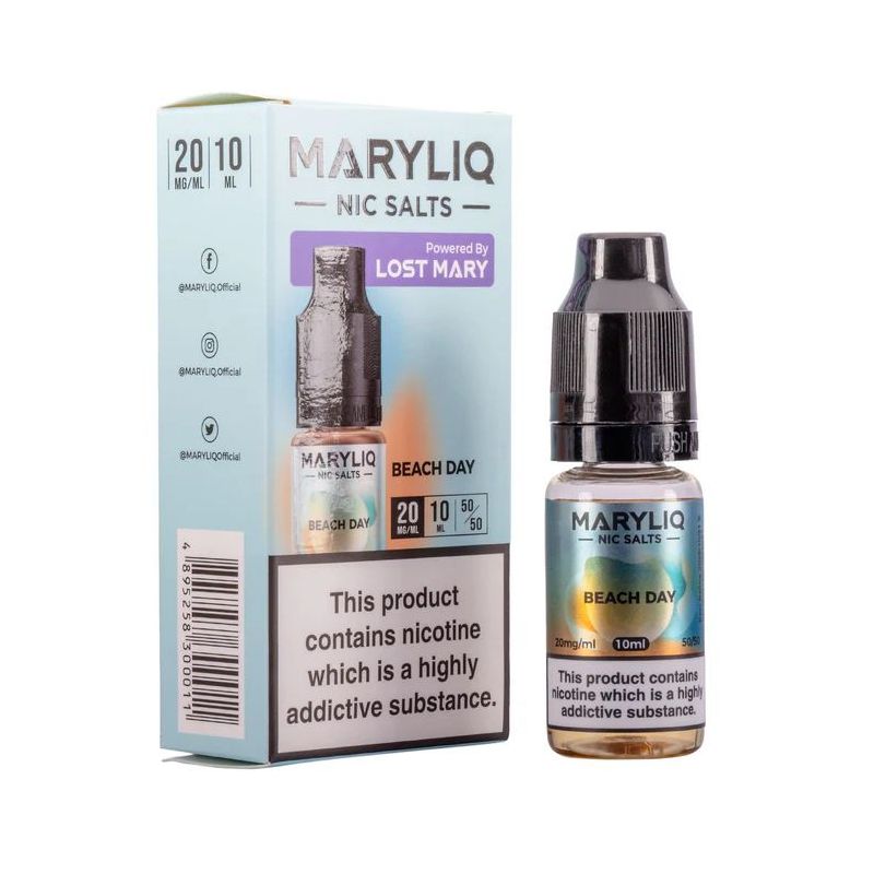 Liquid Maryliq Nic Salts 10ml - Słoneczny Dzień 20mg | Bigvapoteur