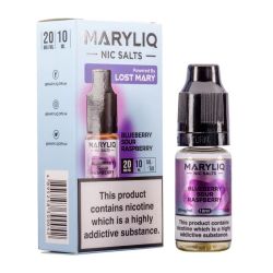 Liquid Maryliq Nic Salts 10ml - Framboise Acidulée aux Myrtilles 20mg | Bigvapoteur