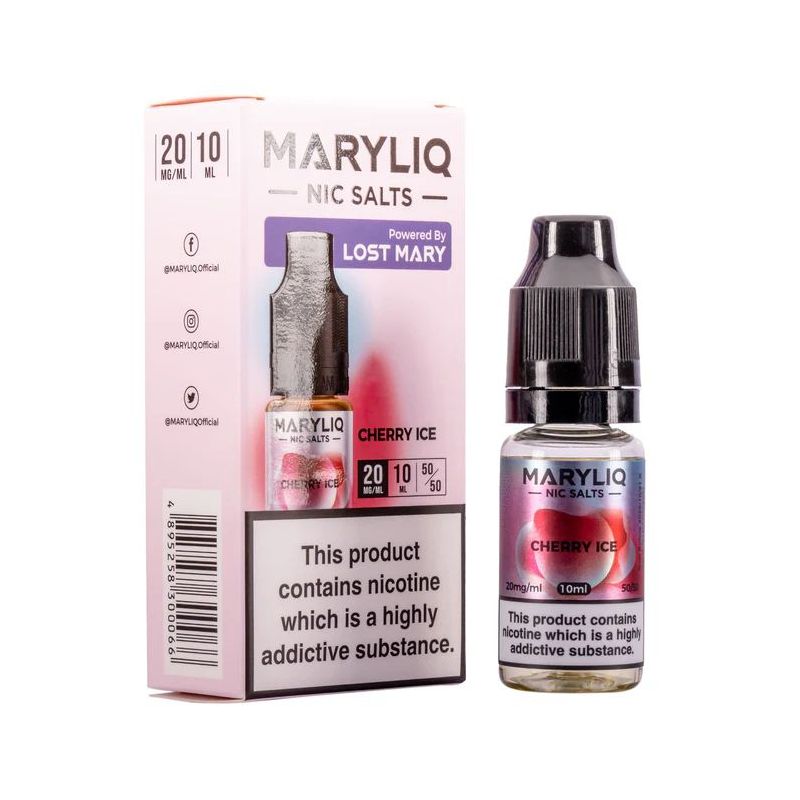 Liquid Maryliq Sel Nicotinique 10ml - Cerise Glacée 20mg | Bigvapoteur