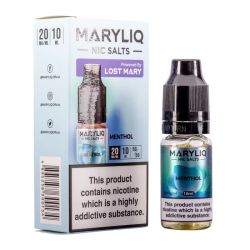 Liquid Maryliq Sel Nicotiné 10ml - Menthol 20mg | Bigvapoteur