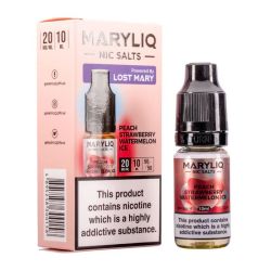 Maryliq Nic Salts Liquid 10ml - Peach Strawberry Watermelon Ice 20mg | Bigvapoteur