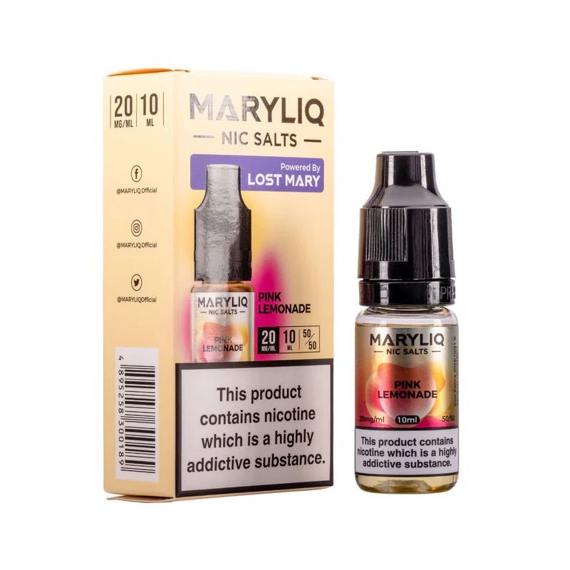 Liquid Maryliq Sól Nikotynowa 10ml - Pink Lemonade 20mg | Bigvapoteur